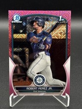 2023 Bowman - Chrome Prospects Robert Perez Jr. #BCP-124 Fuchsia Refractor /199 