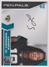 NFL LAVISKA SHENAULT JR. AUTO 2020 PANINI DONRUSS ELITE PEN PALS AUTOGRAPH