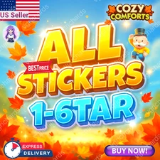 Partner Event Available 🔥 Monopoly Stickers Go 1-6 Stars 🌸 CHEAPEST 🕘24/7