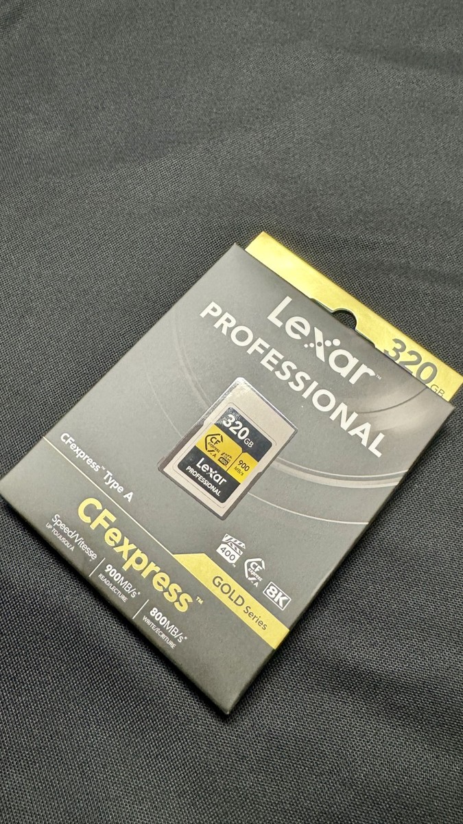 Lexar 320GB Professional CFexpress Type A GOLD S Memory Card