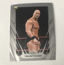 Stone Cold Steve Austin WWE 2026 Topps Chrome Base Card 