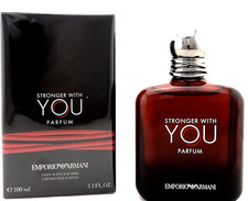 Emporio Armani Stronger With You 3.3 oz. PARFUM Spray for Men New in Sealed Box