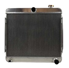 Aluminum Radiator For 1970 1971 Jeep Cj5 Cj6 1966-1971 Jeepster V6 Engine Mt