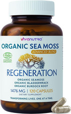 Sea Moss Capsules 1476Mg   Organic Seamoss Pills Superfood with Irish Sea Moss,