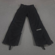 Spyder Pants Kids 14 Black Straight Leg Thinsulate Insulated Ski Winter Utility