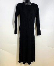 Wayf Emily x Dede Women's Ribbed Knit Sweater Midi Dress Size M NWT