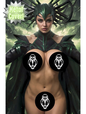 Hela (Nude) *METAL*  DOUBLE SIDED Deviant Nation Ltd 15 w/CoA