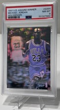 Upper Deck 1991-92 Award Winners Michael Jordan Bulls #AW4 Hologram PSA 8
