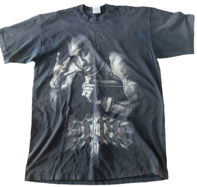 #ad #ad 2xl 90s 2PAC RAP T Shirt Vintage old wrap $226.03