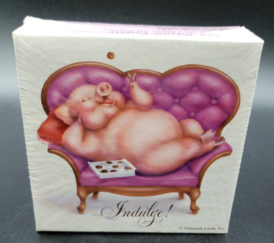 Vtg 1983 Hallmark Springbok Mini Puzzle ''INDULGE'' PZL7241 Sealed NOS