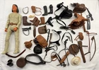 Vint Lot Marx Johnny West BOTW Best Of The West Chief Cherokee & Parts Weapons