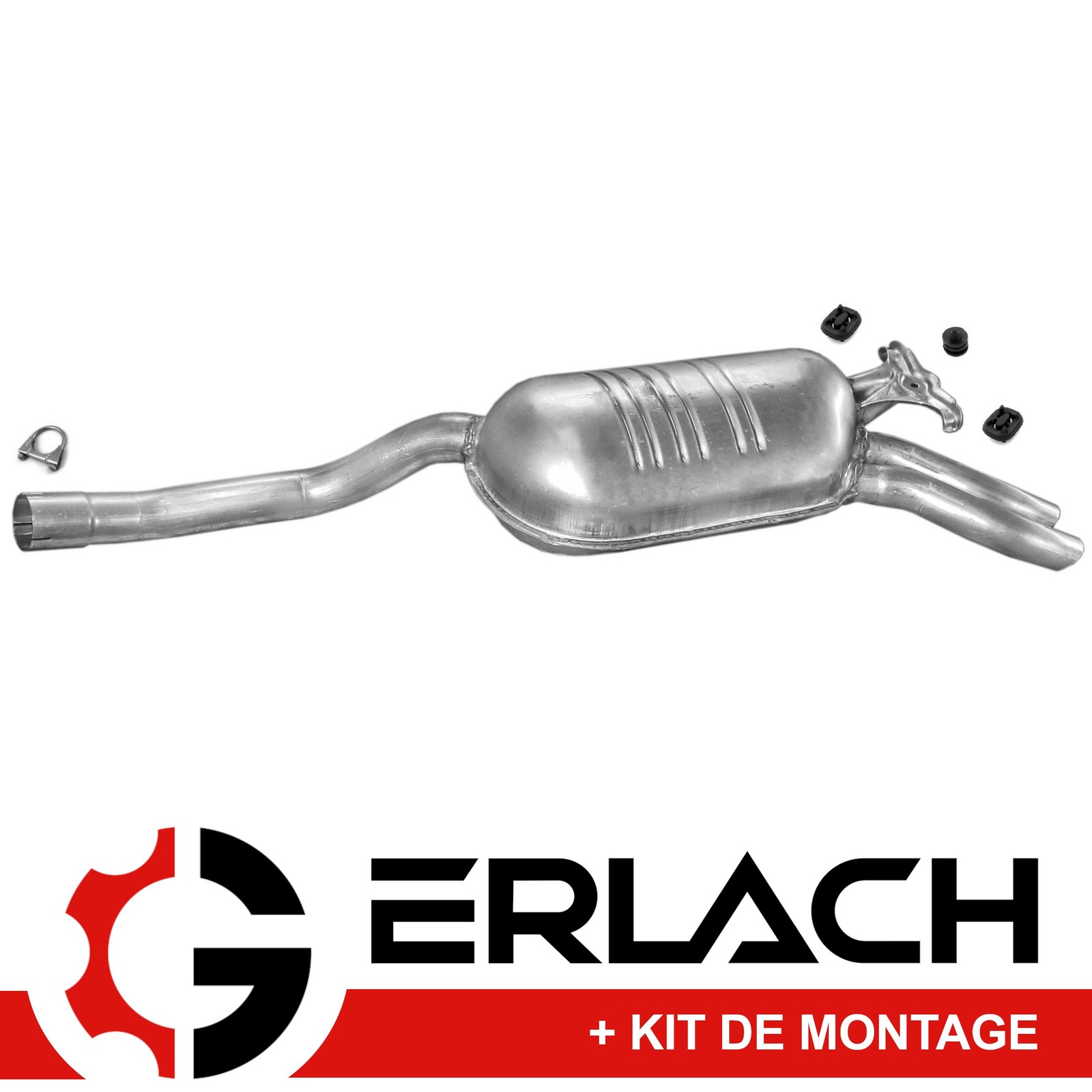 Silencieux arrière Mercedes 124 échappement essence pour modèles 280 300 320