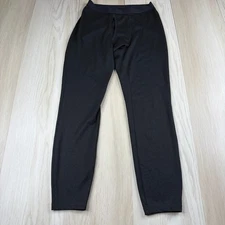 Vintage Patagonia Capilene Mid Night Black Bottoms Base Layer Legging Pants Sz S