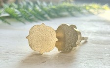 Gold Moroccan Style Drawer Pulls Cabinet Knobs Heavy Duty Set Of 2