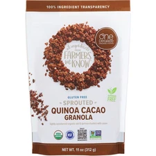 One Degree Organic Foods Sprouted Quinoa Cacao Granola 11 Oz