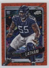 2024 Cosmic Chrome Rookies Orange Lunar Eclipse Refractor /10 JC Latham #195 3hd