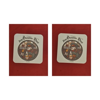 Zum bemalten Haus Uniform Brauerei Bierdeckel Bier