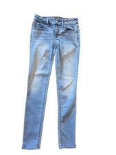 Women's American Eagle Skinny Jeans Super Stretch Size 00 Light wash