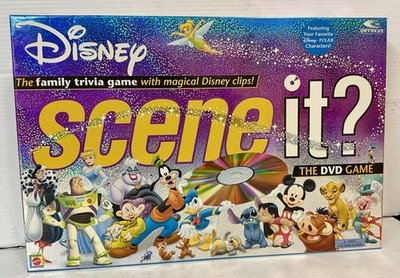 Disney Scene It DVD Game COMPLETE ScreenLife 2004 Pixar Movies Trivia Mint Fast