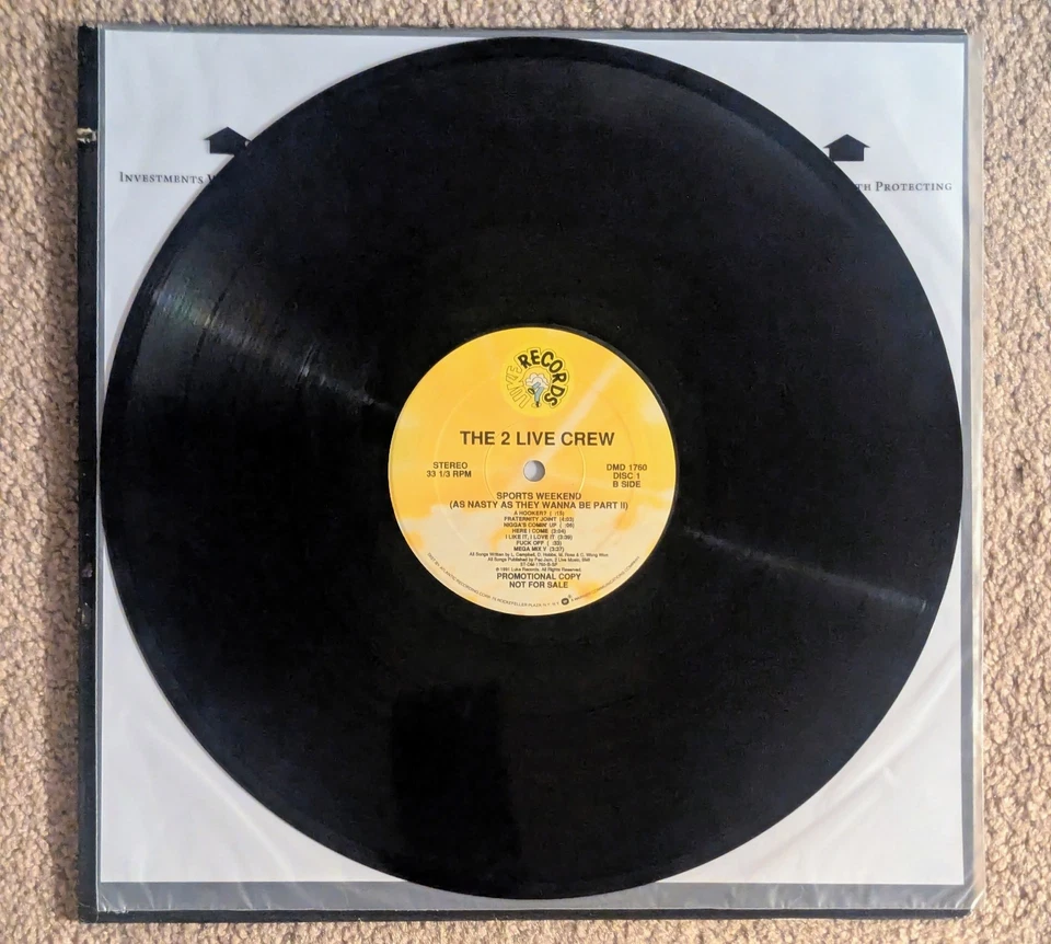 2 LIVE CREW SPORTS WEEKEND (AS NASTY AS THEY WANNA BE PART II) 2LP VINYL - Image 3 of 4