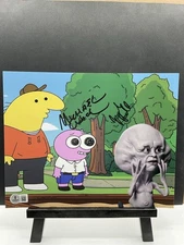 Smiling Friends signed photo Michael Cusack signed photo BAS Zach Hadel signed