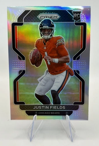 2021 Panini Prizm Rookie Variation Silver Prizm Justin Fields #V-334 Rookie RC