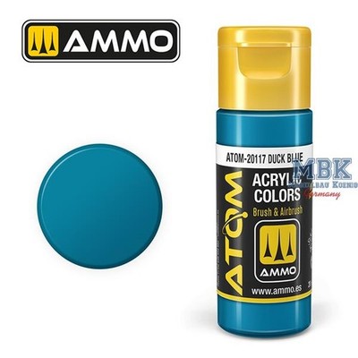 Ammo of MIG ATOM20117 ATOM COLOR Duck Blue