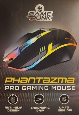The Game Punk Phantazma Pro is a wired gaming mouse with several features: