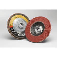 3M Cubitron 7100104920 Flap Disc, 4 In Dia,  5/8 In Arbor, 40 Grit