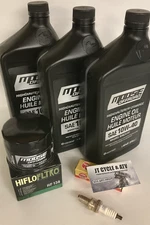 Suzuki LT500 LTA450 Vinson Quadrunner Kingquad Oil Change Tune Up Kit NGK