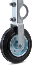 Gate Wheels for Metal Tube Gate, 6" Heavy Duty Support Wheel, 1-Pack