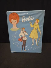 Barbie Doll Carrying Case Wardrobe Trunk Box 1960s Mattel EMPTY 1963 Vintage 