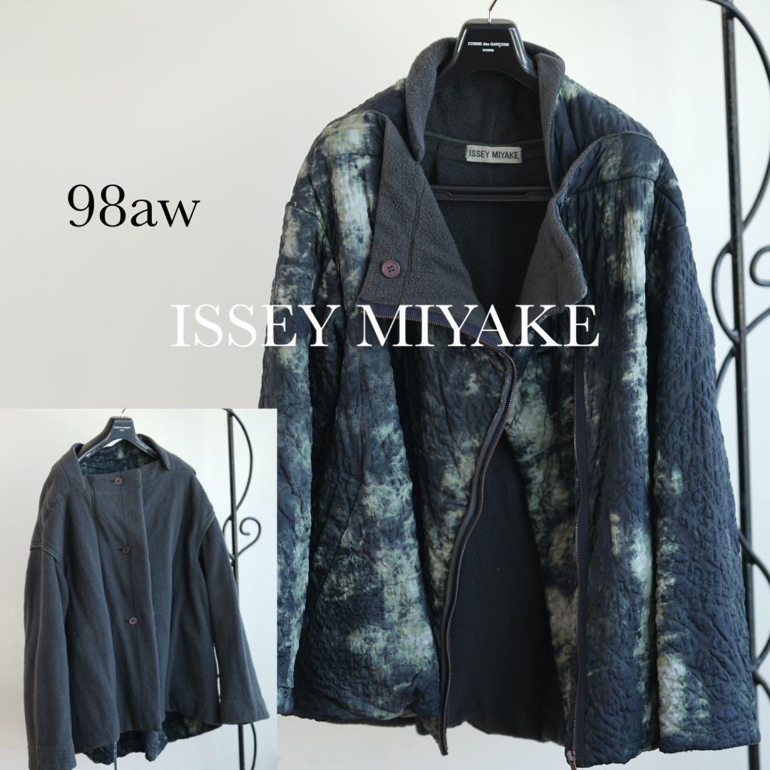 ジャケット・アウター 98aw Issey Miyake gas camo fleece jacket USED 98AW ISSEY MIYAKE GAS CAMO FLEECE VERYGOOD M-90D1 | eBay