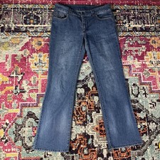 Vintage 70s Women s Flared Bootcut Bell Bottom Jeans Talon Zip USA Made 32x31