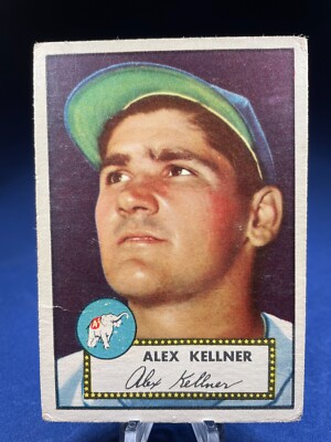 1952 Topps Baseball Low Grade Card Alex Kellner #201 Philadelphia Athletics