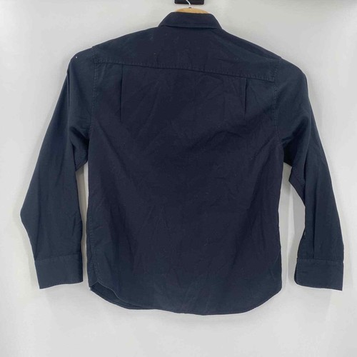 Tommy Bahama Medium Solid Black Long Sleeve Button Down Pocket Shirt - Picture 4 of 4