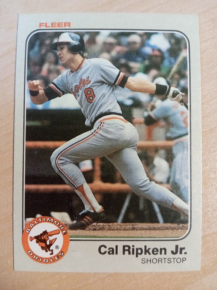 1983 Fleer CAL RIPKEN JR 2nd Year Baseball Card #70 - Baltimore ORIOLES HOF