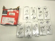 Pass and Seymour (PJSE7W) 4.9062" x 2.4687" 1 Gang Sectional Wall Plate - Qty 9