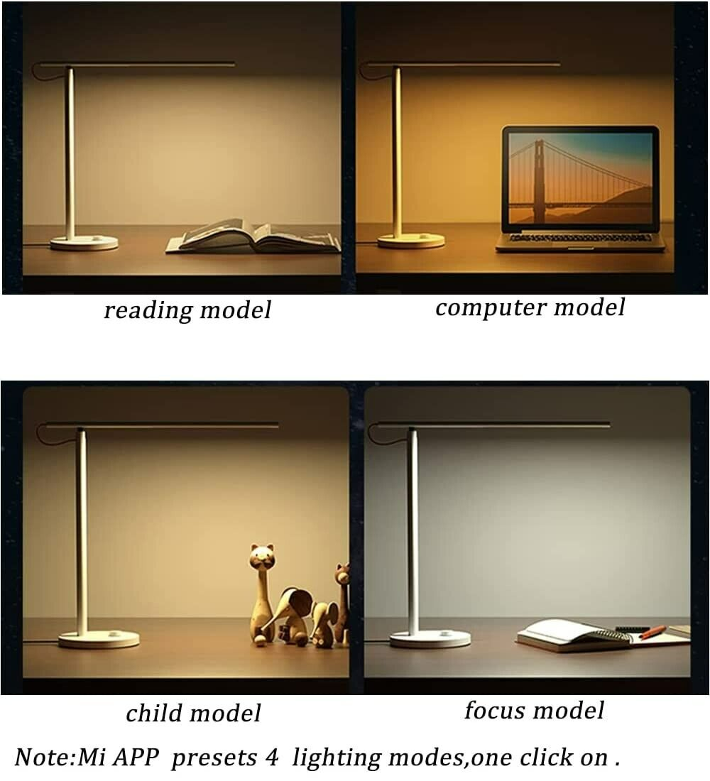 Xiaomi MI Smart LED Desk Lamp 1S 4 Lighting Mode & EyeCaring Foldable