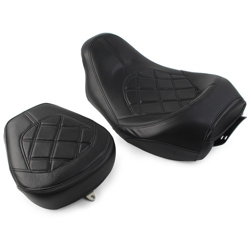 Checker Suture Driver Passenger Seat Fit For Harley Touring Road Glide 2009-22 - Imagen 5 de 10