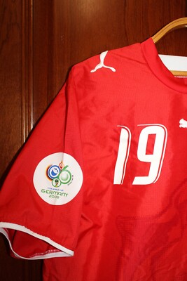 World cup 2006 Switzerland football Team shirt jersey #19 Valon