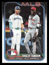 ELLY DE LA CRUZ JULIO RODRIGUEZ Toolsy 2024 Topps Update US238 Reds Mariners