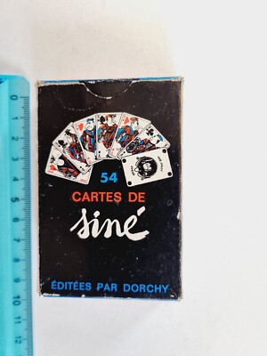 SPIELKARTEN SINE' PAR DORCHY DESSINE POKER ORIGINAL VINTAGE PLAYING CARD NEU