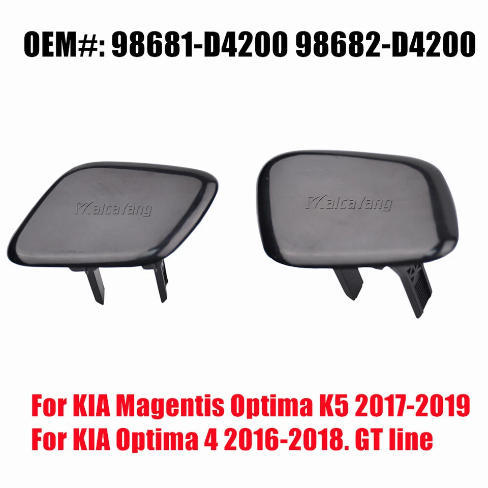 Nuevo para KIA Magentis Optima K5 4 faros lavadora boquilla pulverizadora cubierta Foto 3 de 3