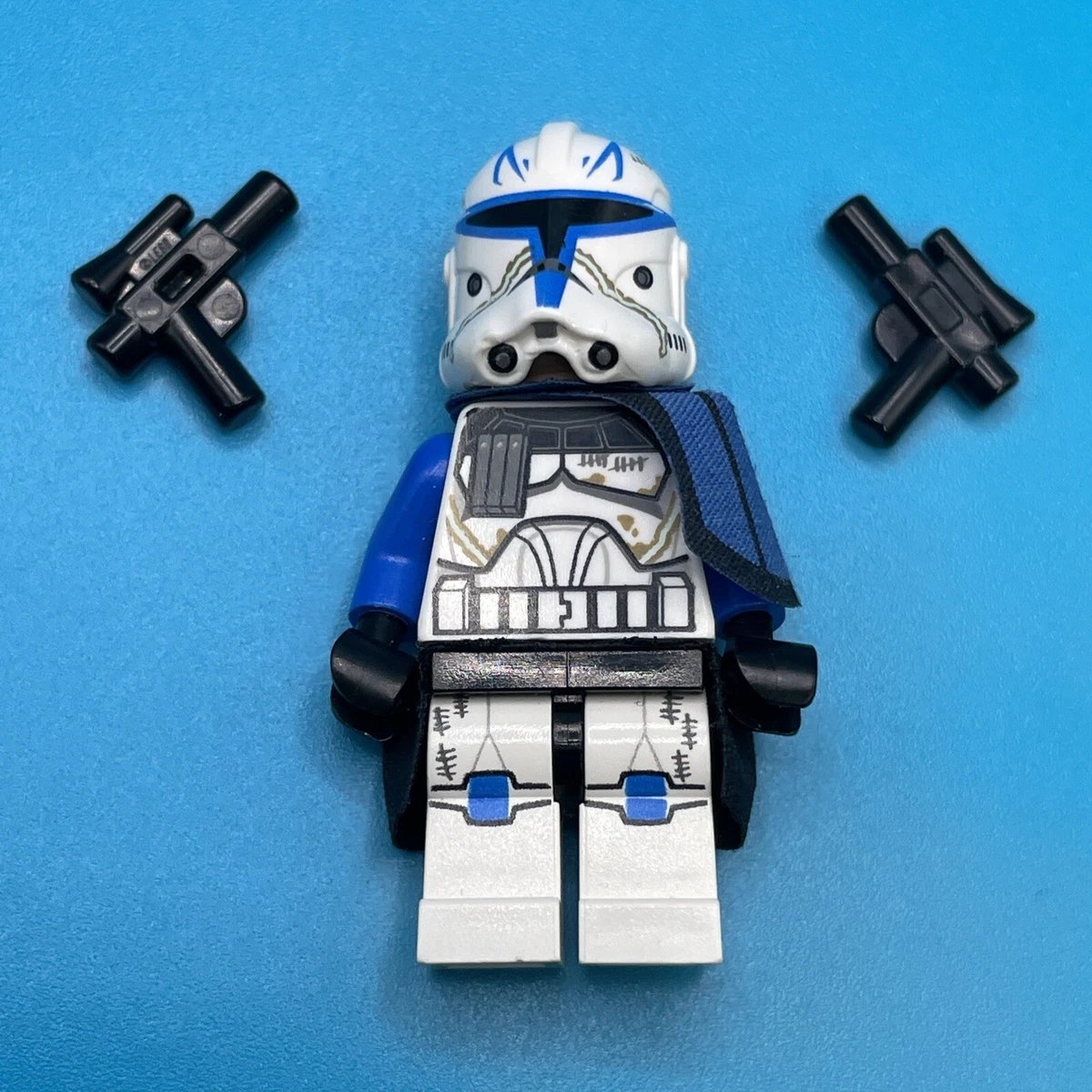 Lego Star Wars Captain Rex Phase 2 Minifigure 75012 w/ Cloth EUC