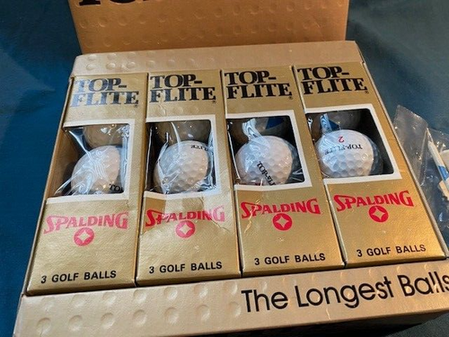 Vintage Spalding Top-Flite Golf Balls One Dozen Pro UNOPENED NOS - Picture 4 of 9
