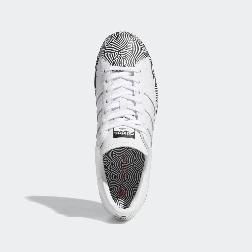 Adidas Superstar Takahashi Hiroko Cloud White Black Men's Athletic Shoes FY1588 - Image 3 of 4