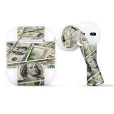 Skins Wraps compatible for Apple Airpods Cash Money