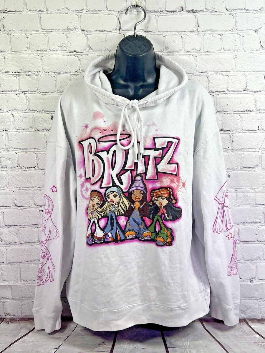 Vintage y2k street wear collectable Bratz Dolls Hoodie Sweatshirt