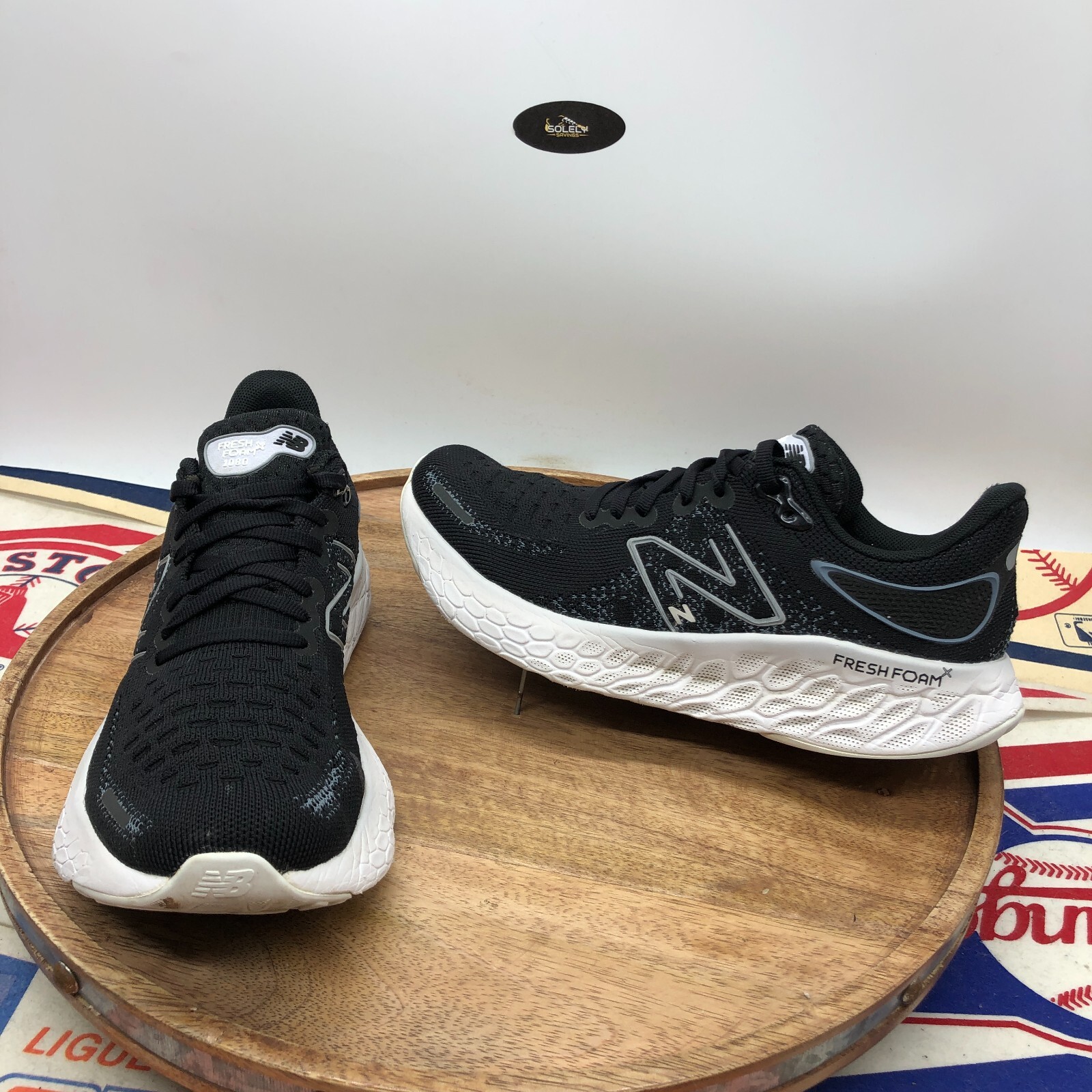 New Balance Women Fresh Foam X 1080v12 Black White Running Shoe Sneaker